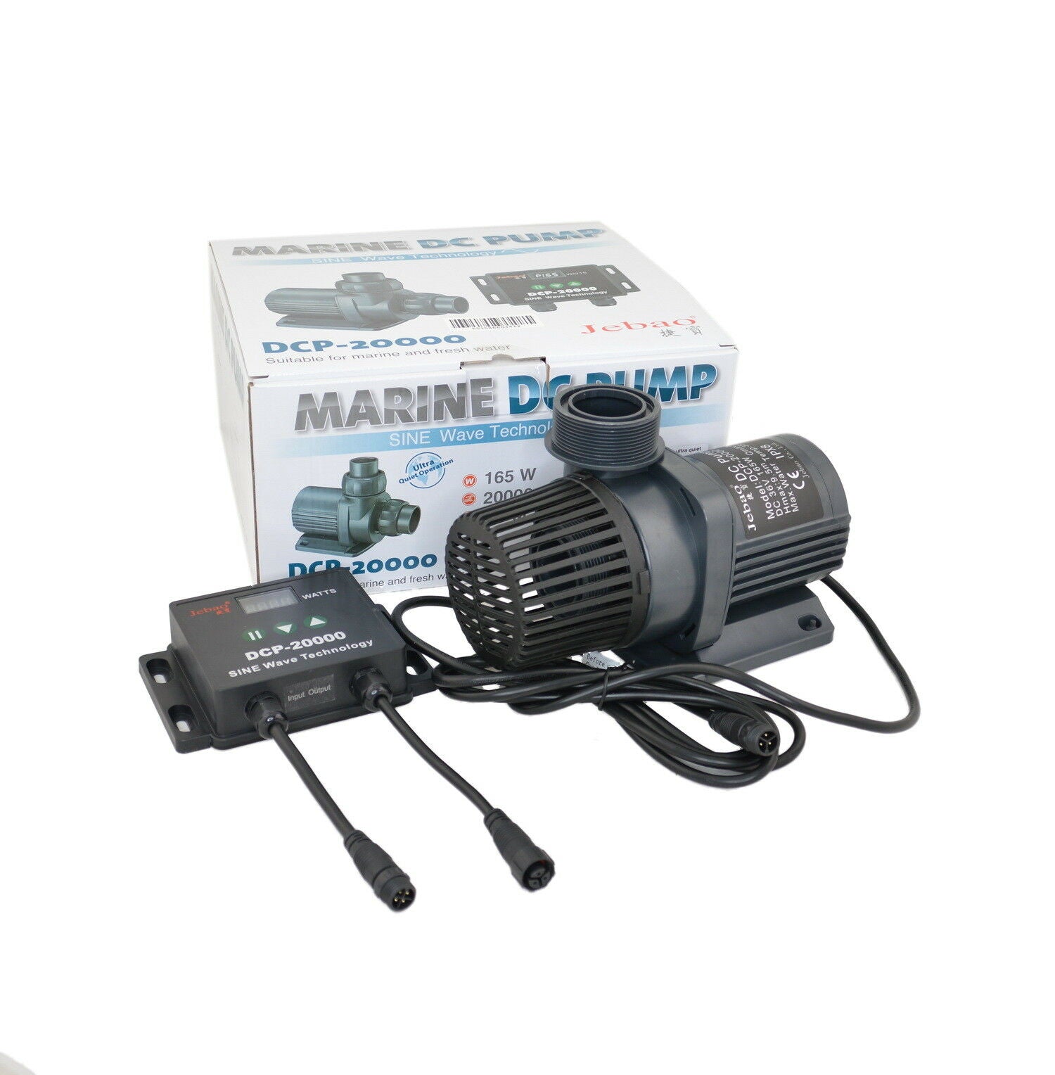 Jebao DCP 20,000 LPH5283 GPH Pump – Violet Aquarium