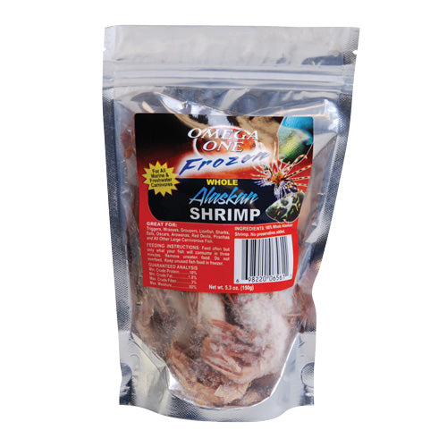 Whole Alaskan Shrimp Omega One: Only for instore Purchase – Violet Aquarium